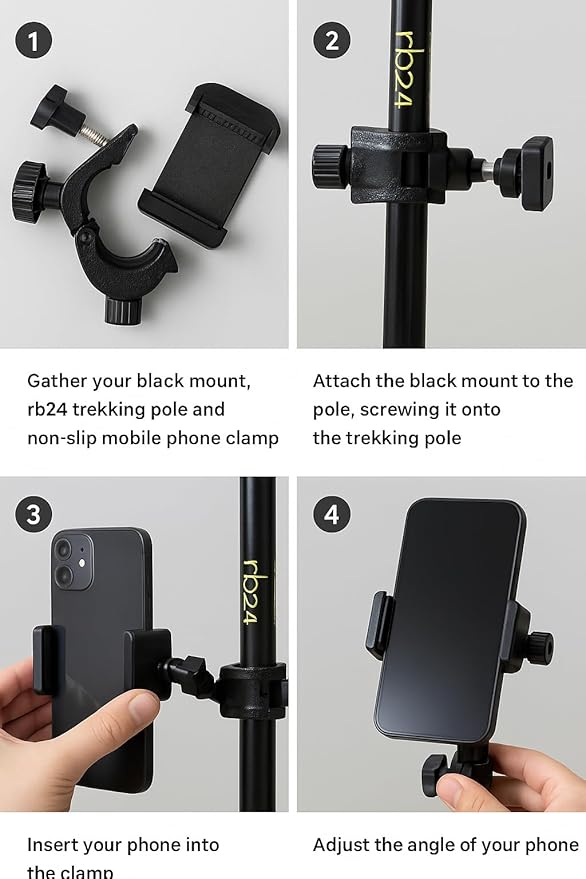 Trekking Pole with Phone Mount - ArkenX