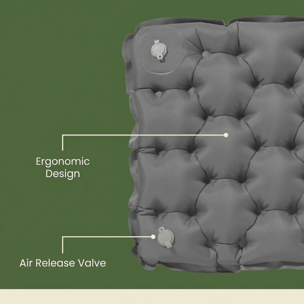 Ultra-lightweight and compact seat cushion – for comfortable sitting in any situation