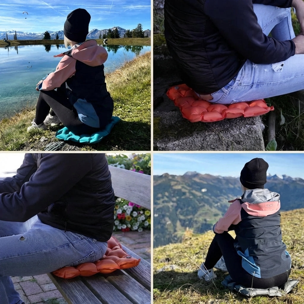 Ultra-lightweight and compact seat cushion – for comfortable sitting in any situation