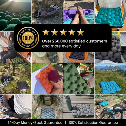 Ultra-lightweight and compact seat cushion – for comfortable sitting in any situation