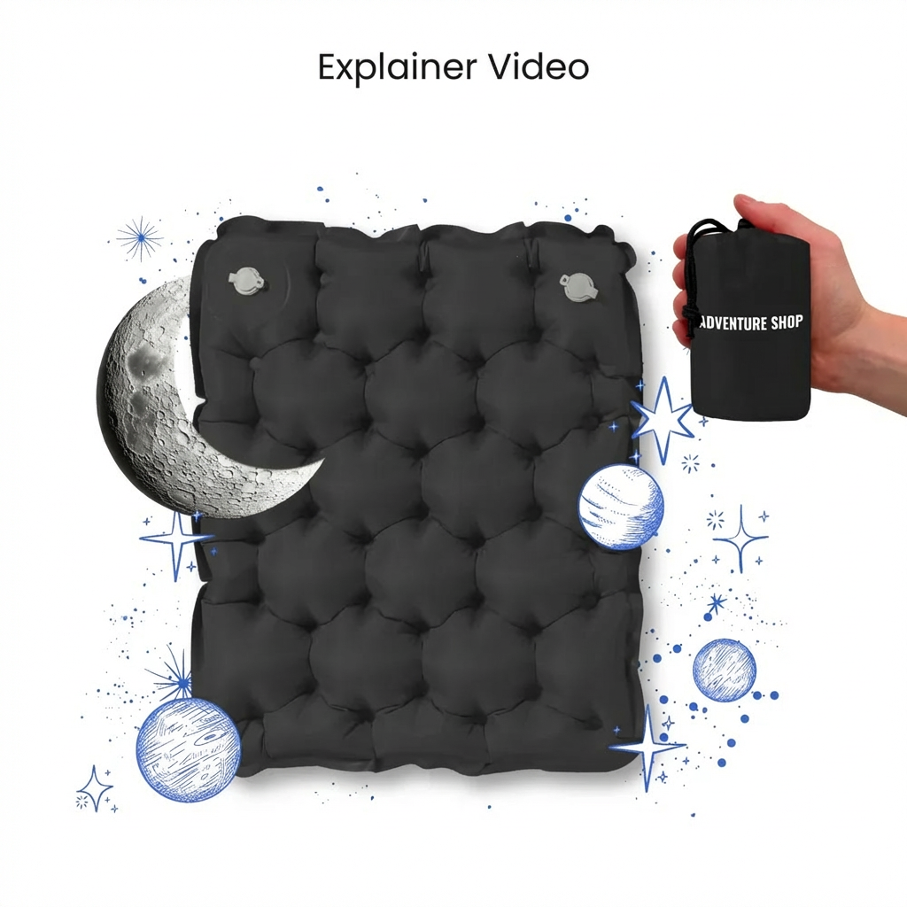 Ultra-lightweight and compact seat cushion – for comfortable sitting in any situation